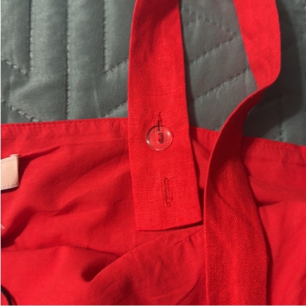 3/$14 Rachel Zoe Rayon & Linen Cropped Sleeveless Casual Top Size: L - Picture 4 of 4